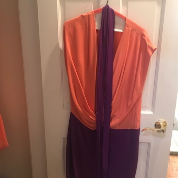 Diane Von Furstenberg Purple and Pink Dress - Picture 2 of 8